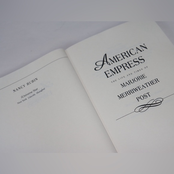 NWOT Paperback Book: American Empress by Nancy Rubin - Picture 4 of 4